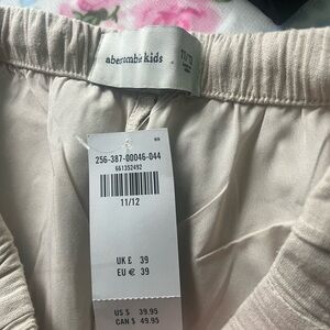 Abercrombie Kids Girls Linen Pants - 11/12